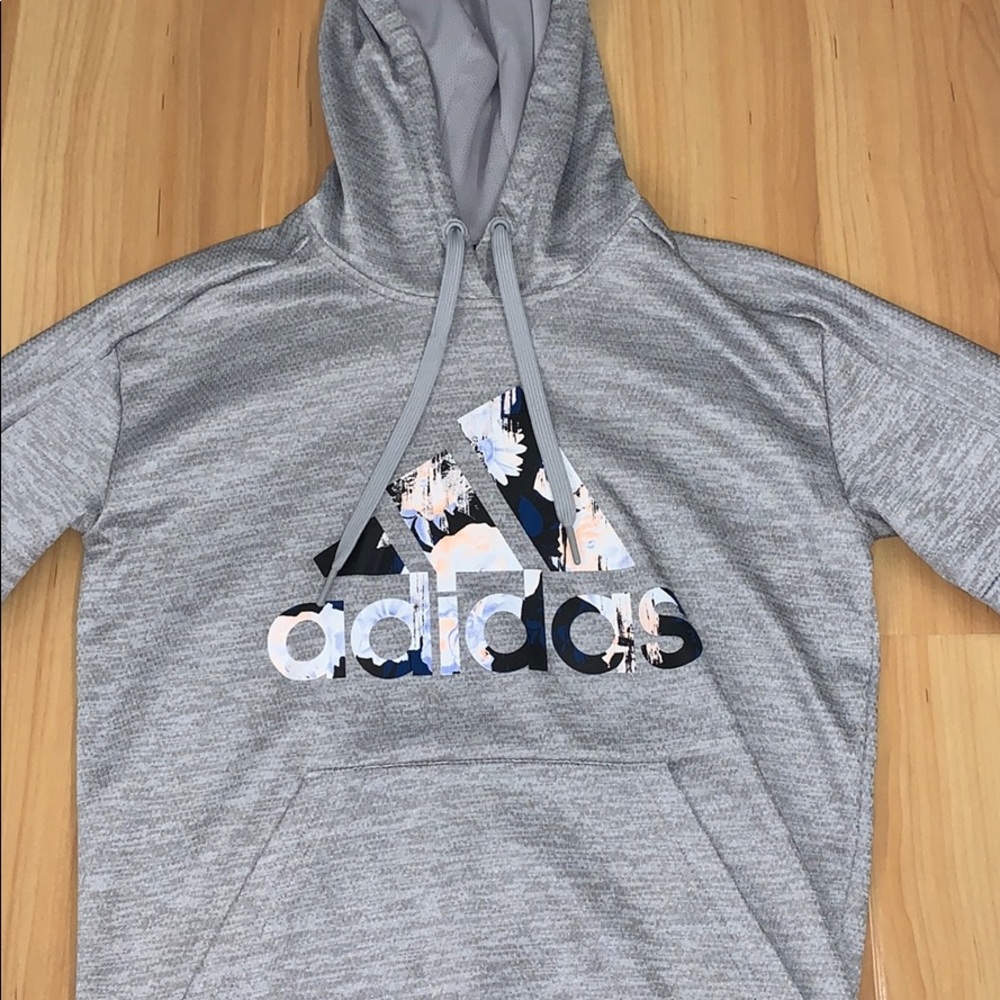 Adidas Floral Logo Sport Sweatshirt